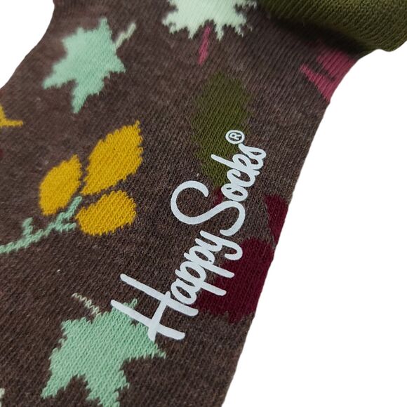 Happy Socks Combed Cotton Socks Unisex Mens 4.5-7.5 Womens 5.5-9.5 Brown - Picture 7 of 9